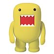 Domo Lemon Yellow Flocked 4-Inch Vinyl Figure